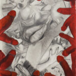 collage dessin pornographie